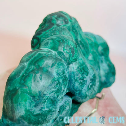 Botryoidal Malachite Medium Raw Chunk