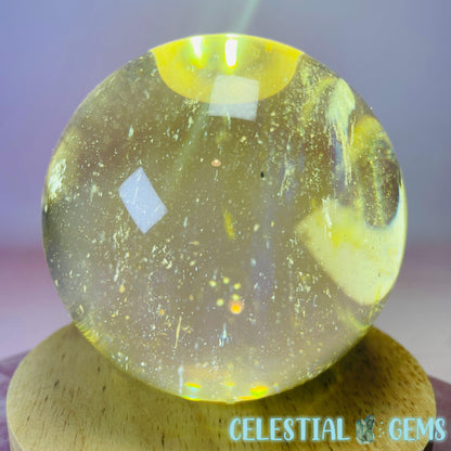 Yellow Smelted Quartz Medium-Large Sphere