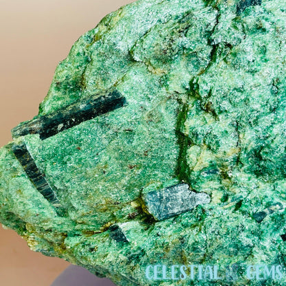 Fuchsite Mica + Kyanite Large Raw Chunk (Glittery Sparkles!)