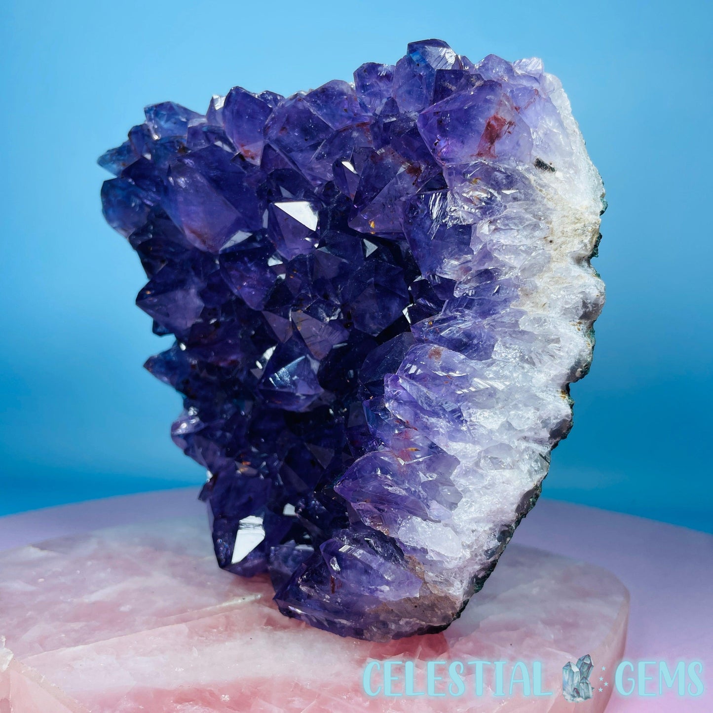 Dark Amethyst Large Cluster Freeform
