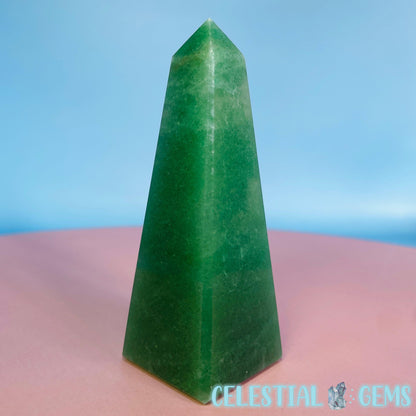 Green Aventurine Obelisk Small-Medium Tower