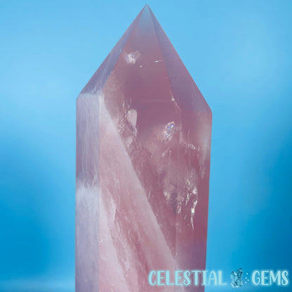 High Grade Rose Quartz Large Tower
