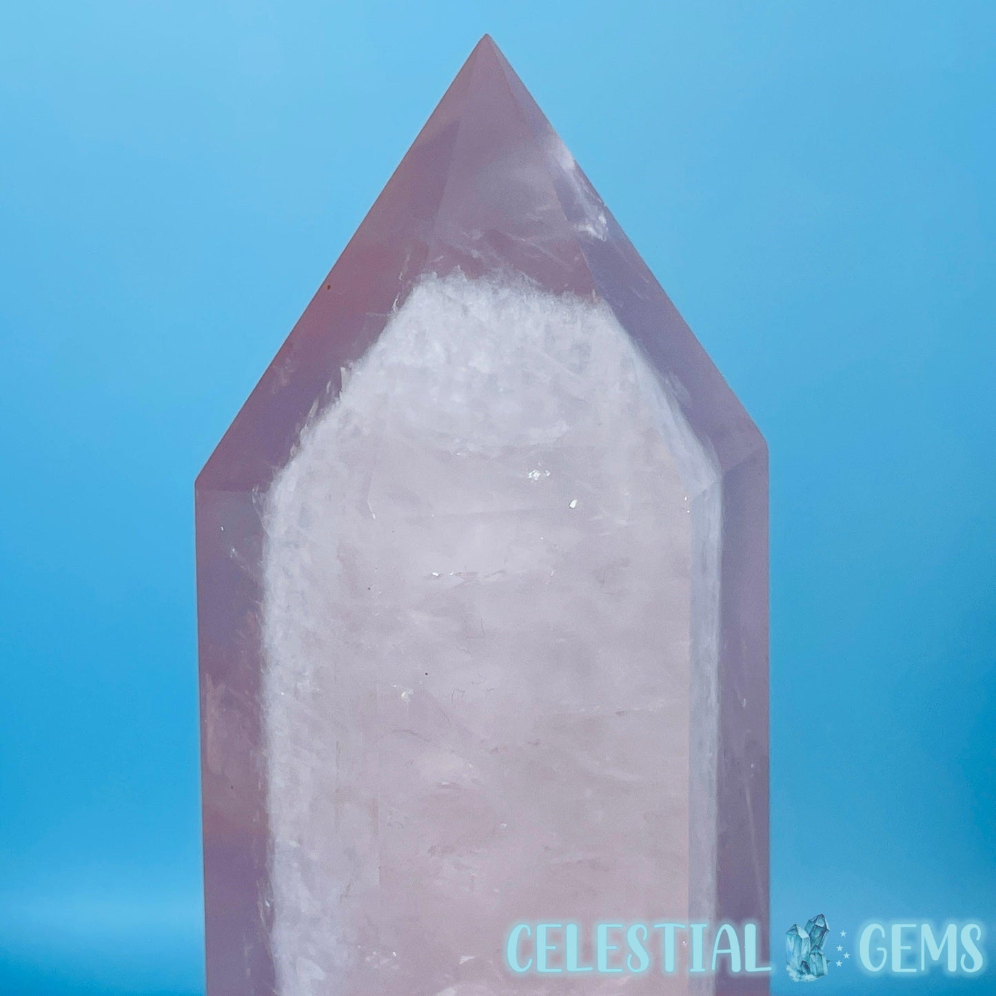 High Grade Rose Quartz Medium Chunky Tower