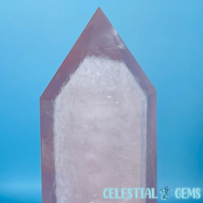 High Grade Rose Quartz Medium Chunky Tower