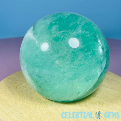 Green Fluorite Medium Sphere (UV Reactive)