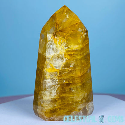 High Grade Golden Healer Quartz Chunky Small Tower