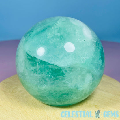 Green Fluorite Medium Sphere (UV Reactive)