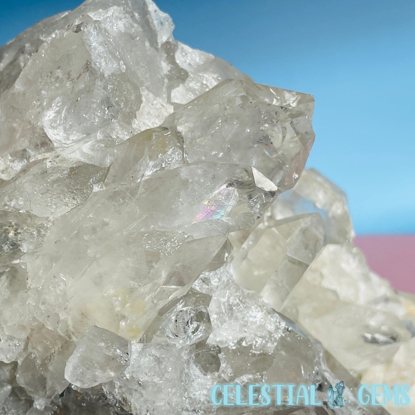 Clear Quartz Large Standing Cluster