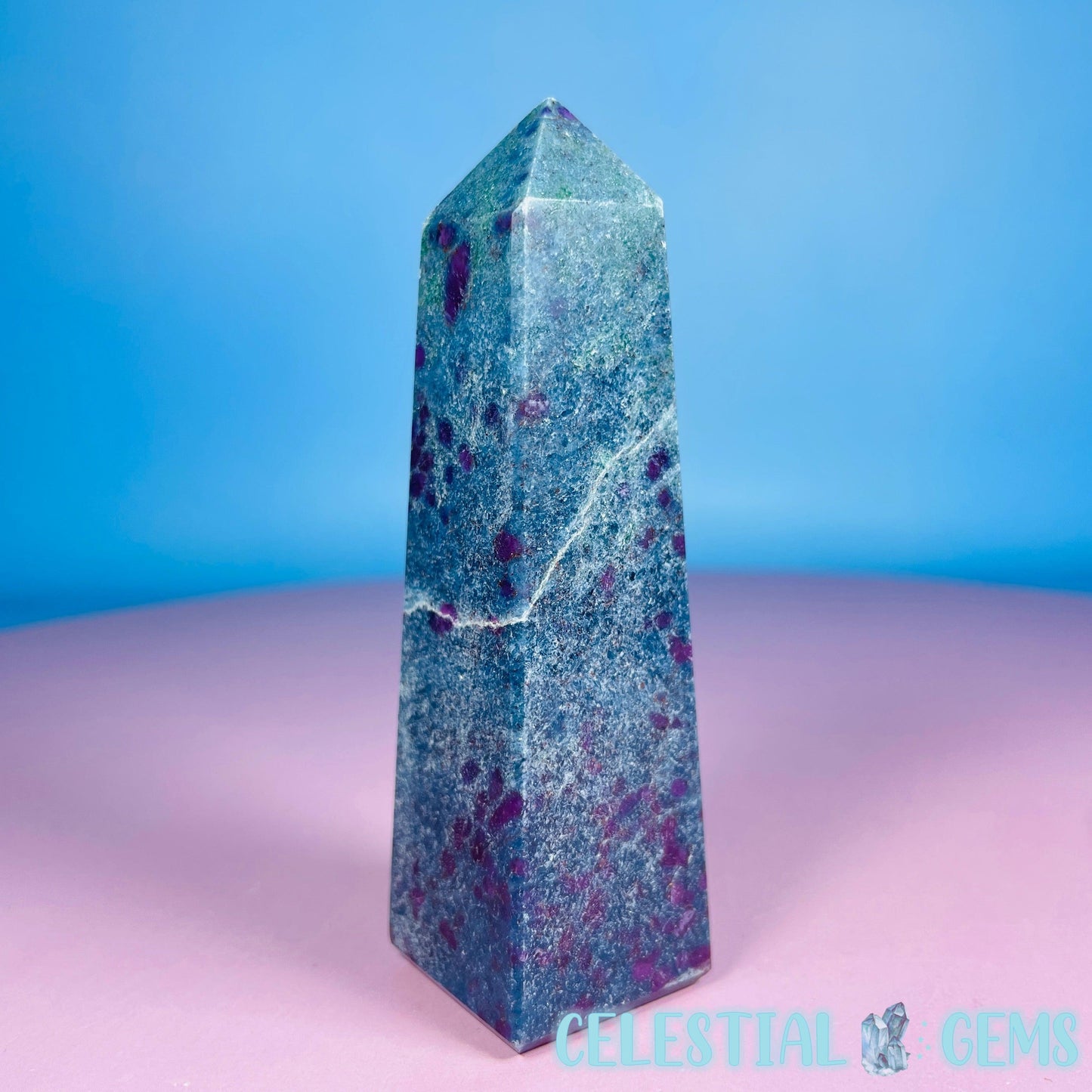 Ruby in Kyanite Obelisk Small Tower