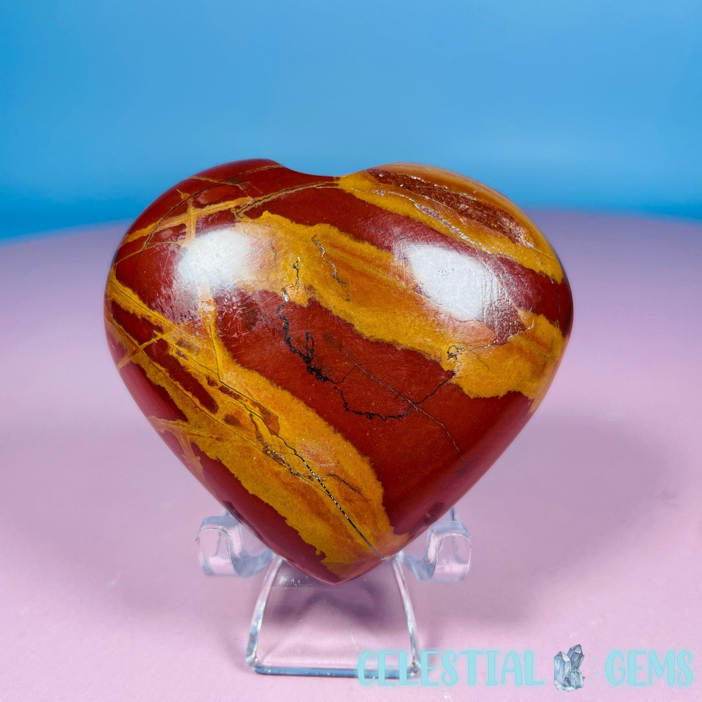 Noreena Jasper Heart Medium Carving