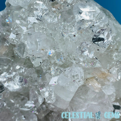 A Grade Diamond Apophyllite + Peach Stilbite Medium Cluster