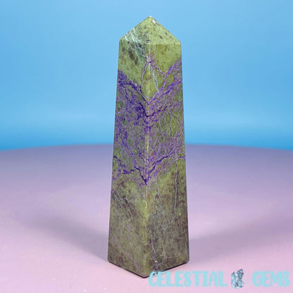 Atlantisite (Stichtite + Serpentine) Obelisk Small Tower