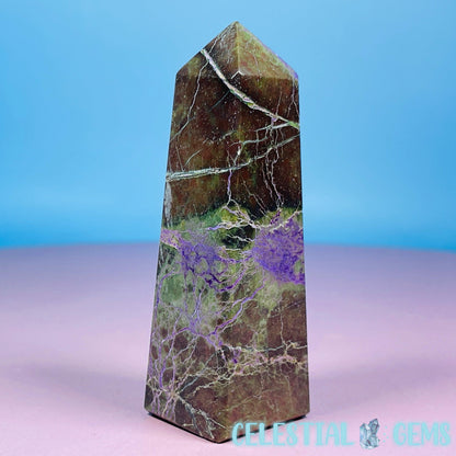 Atlantisite (Stichtite + Serpentine) Obelisk Small Tower