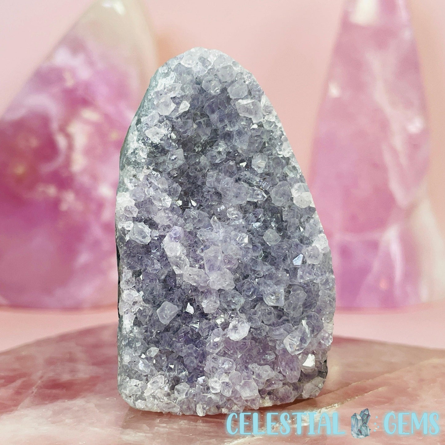Pale Amethyst Small Cluster Freeform