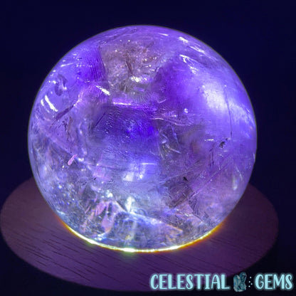 A Grade Bolivian Phantom Ametrine Medium Sphere (Video)