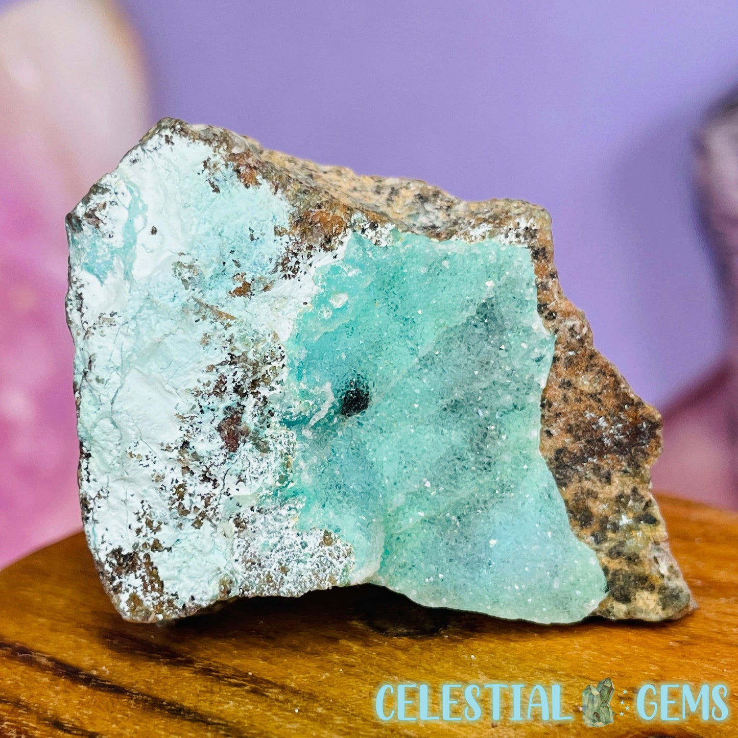 Druzy Chrysocolla Small Raw Chunk