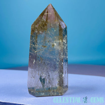 Rutilated Smoky Quartz Small Tower