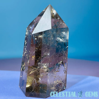 Rutilated Smoky Quartz Small Tower