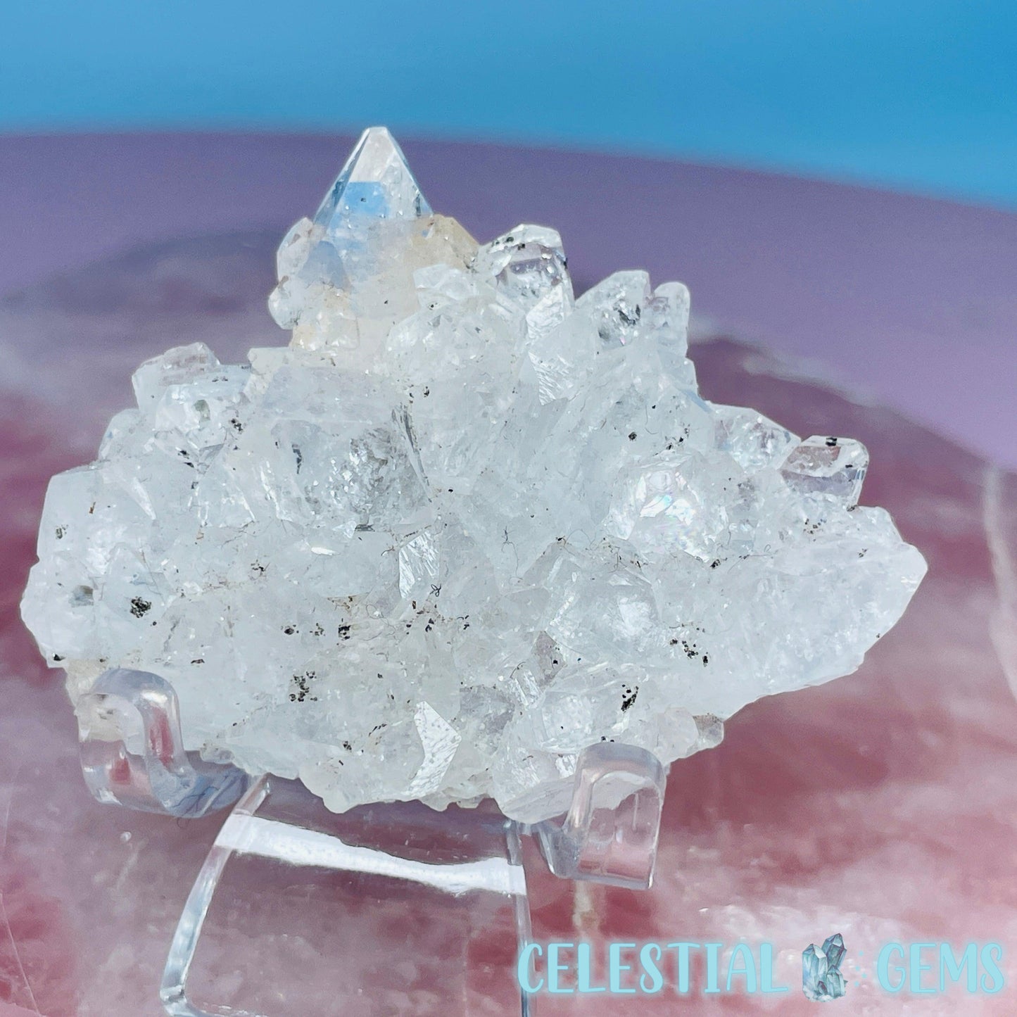 A Grade Diamond Apophyllite Mini Cluster