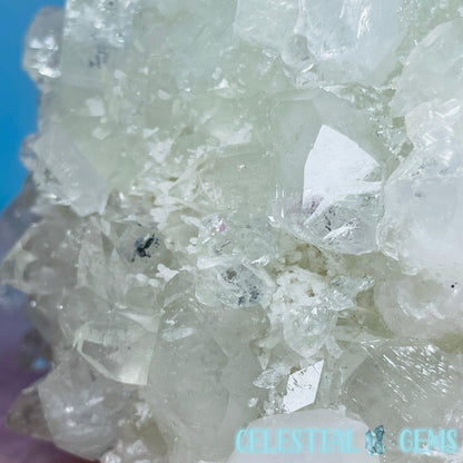 A Grade Diamond Apophyllite + White Chalcedony Medium Cluster