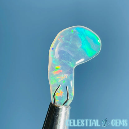 AAA Ethiopian 'Fire' Welo Opal Polished Mini Crystal in Specimen Pottle (Video)