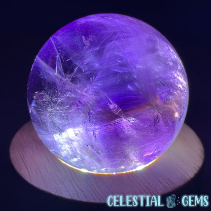 A Grade Bolivian Phantom Ametrine Medium Sphere (Video)