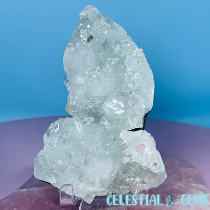 A Grade Diamond Apophyllite + White Chalcedony Medium Cluster