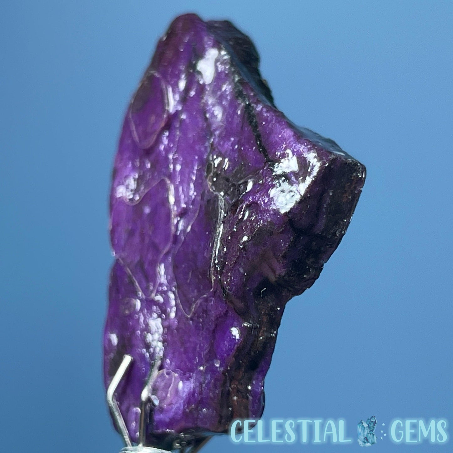 Rare Sugilite Raw Small Crystal in Specimen Box