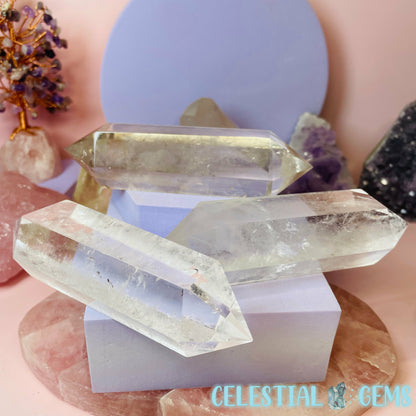 Clear Quartz Large Double Terminated Point