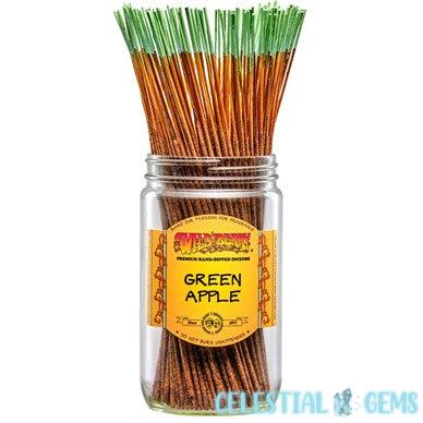 WildBerry Incense Traditional Stick (28cm) x50 - Green Apple