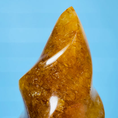 Golden Healer Quartz Medium Flame Freeform