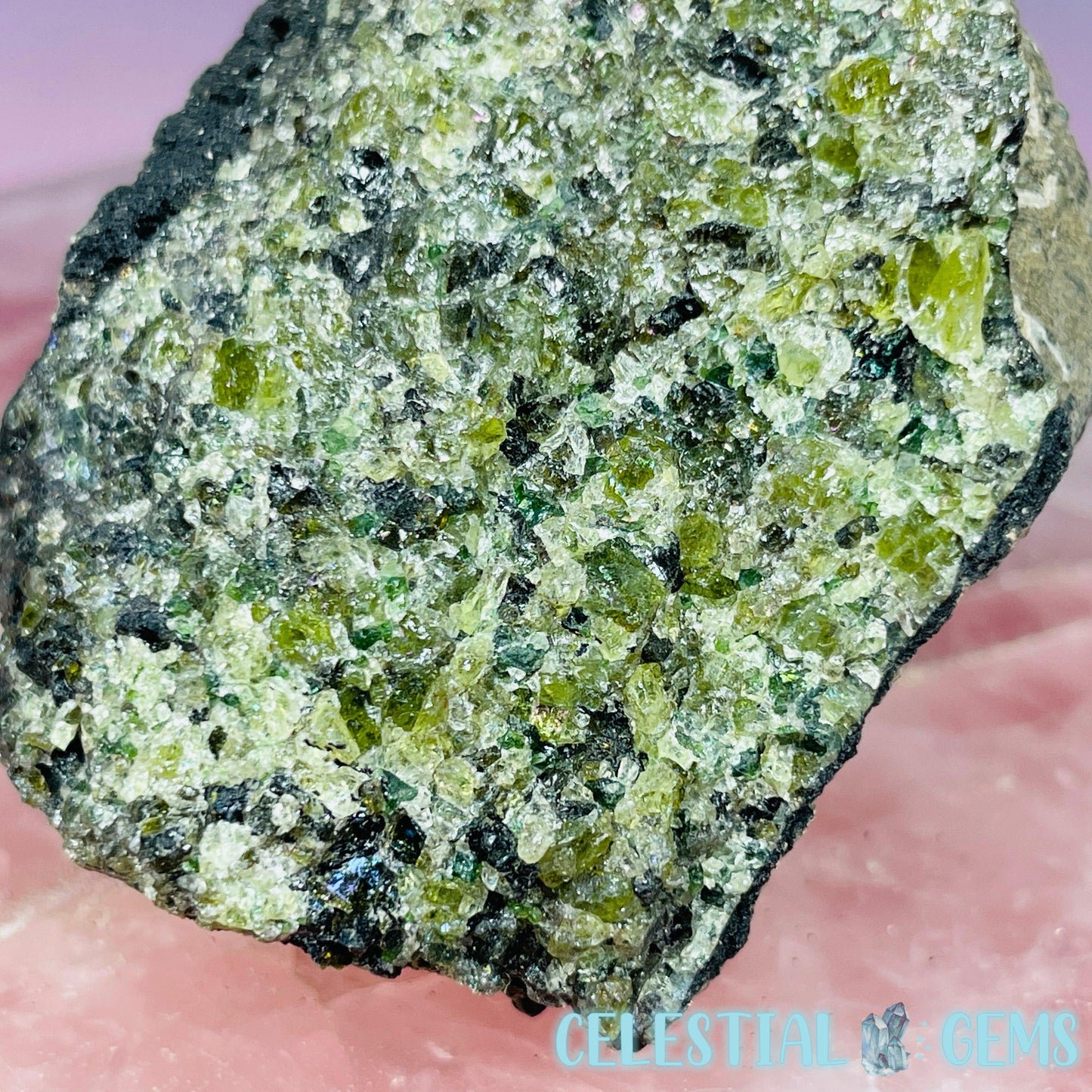 Peridot/Olivine Pyroclastic Lava Bomb Mineral Specimen