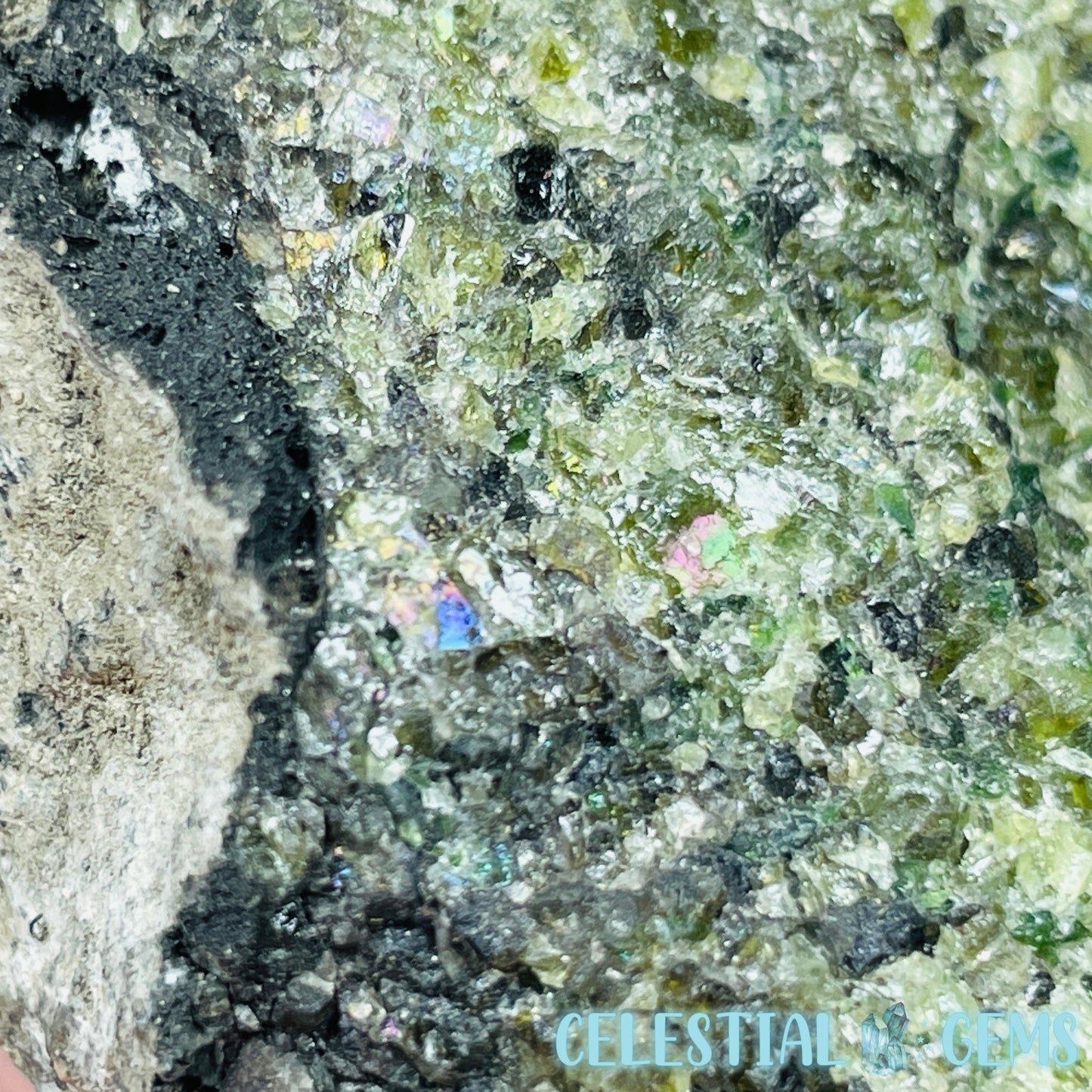 Peridot/Olivine Pyroclastic Lava Bomb Mineral Specimen