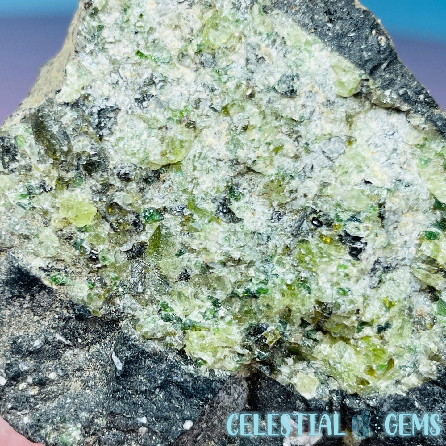 Peridot/Olivine Pyroclastic Lava Bomb Mineral Specimen