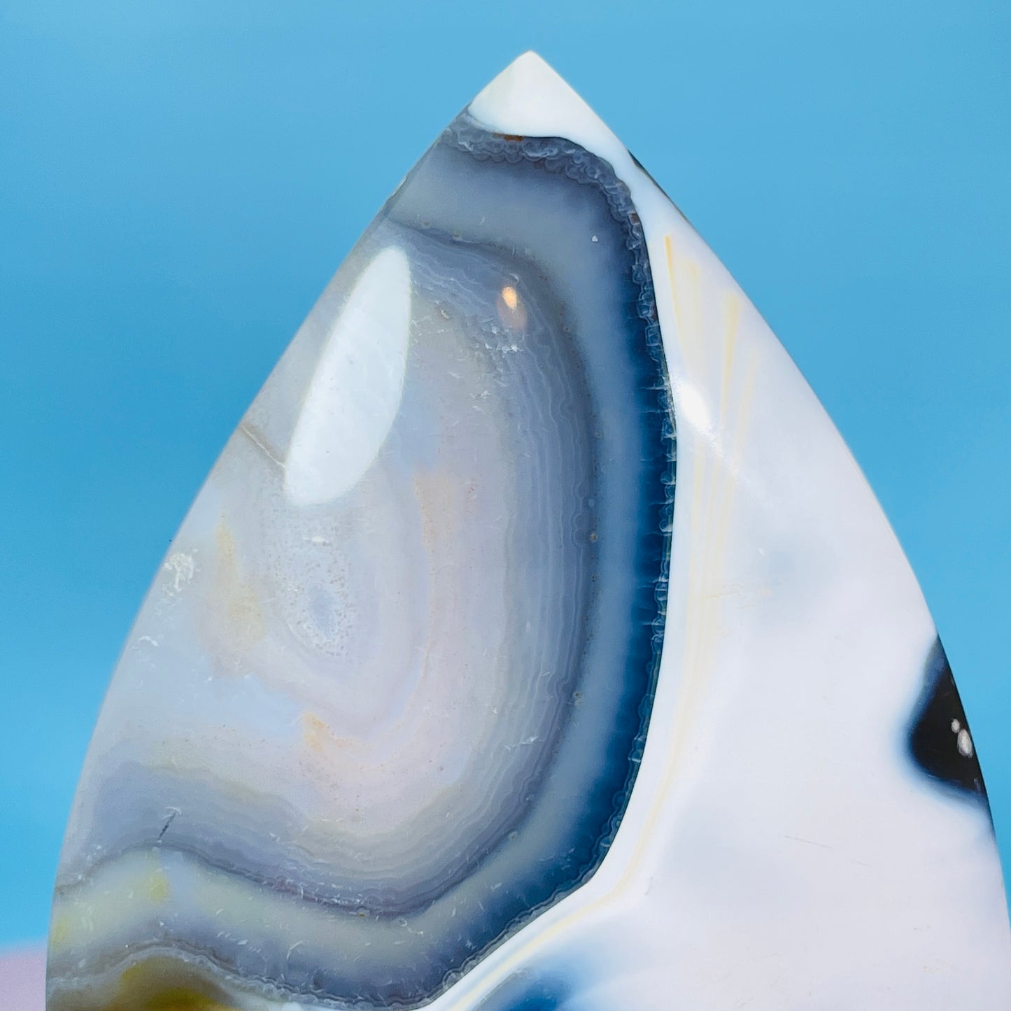 Orca Agate Small Flame Freeform