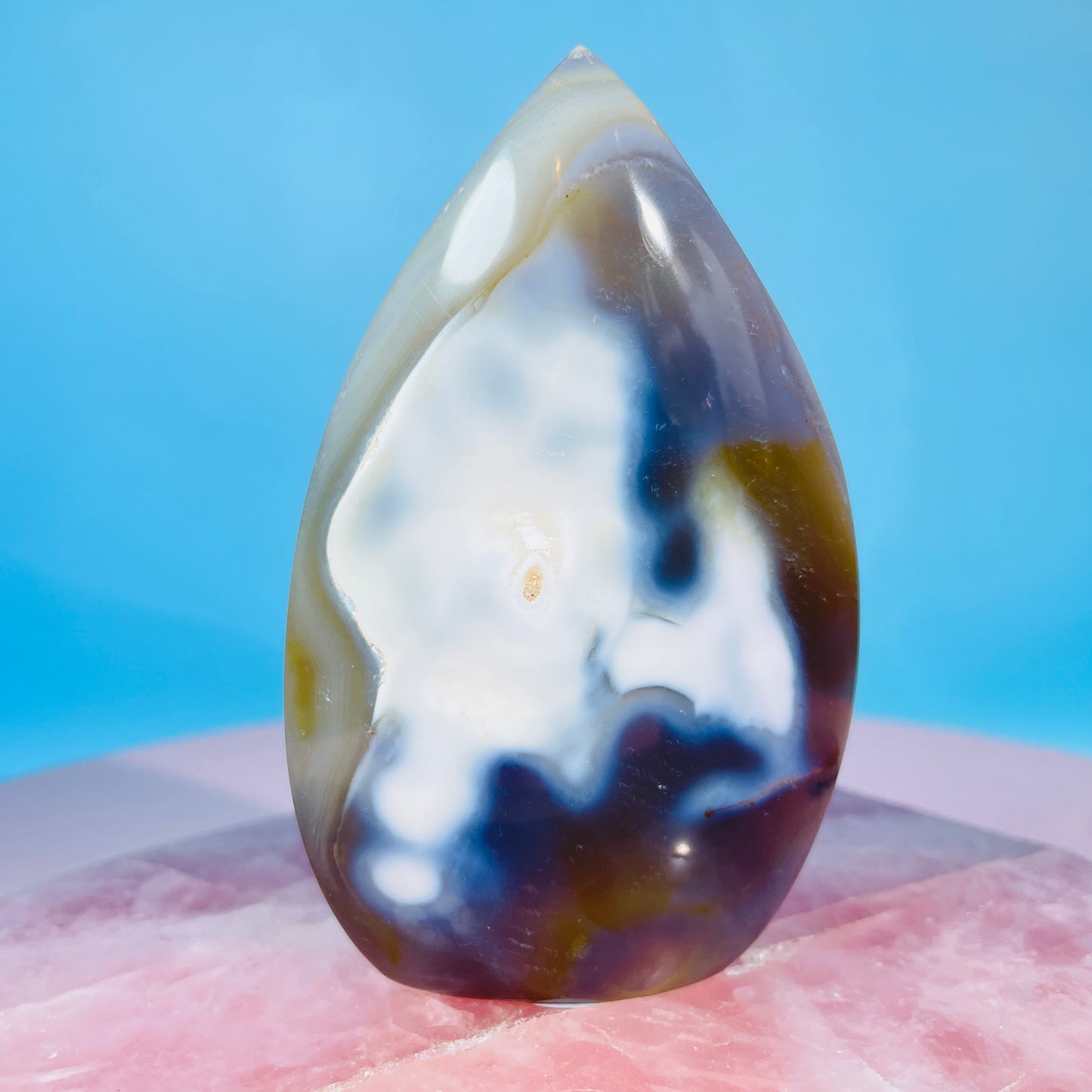 Orca Agate Small Flame Freeform