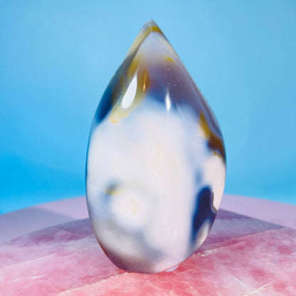 Orca Agate Small Flame Freeform (CHIPPED)