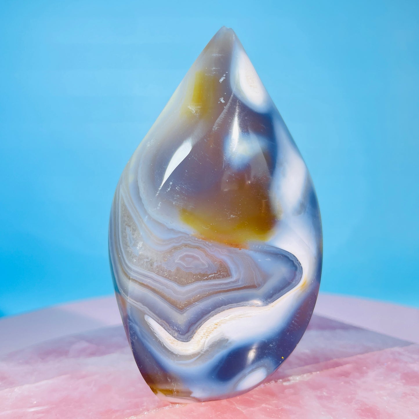 Orca Agate Small Flame Freeform (CHIPPED)