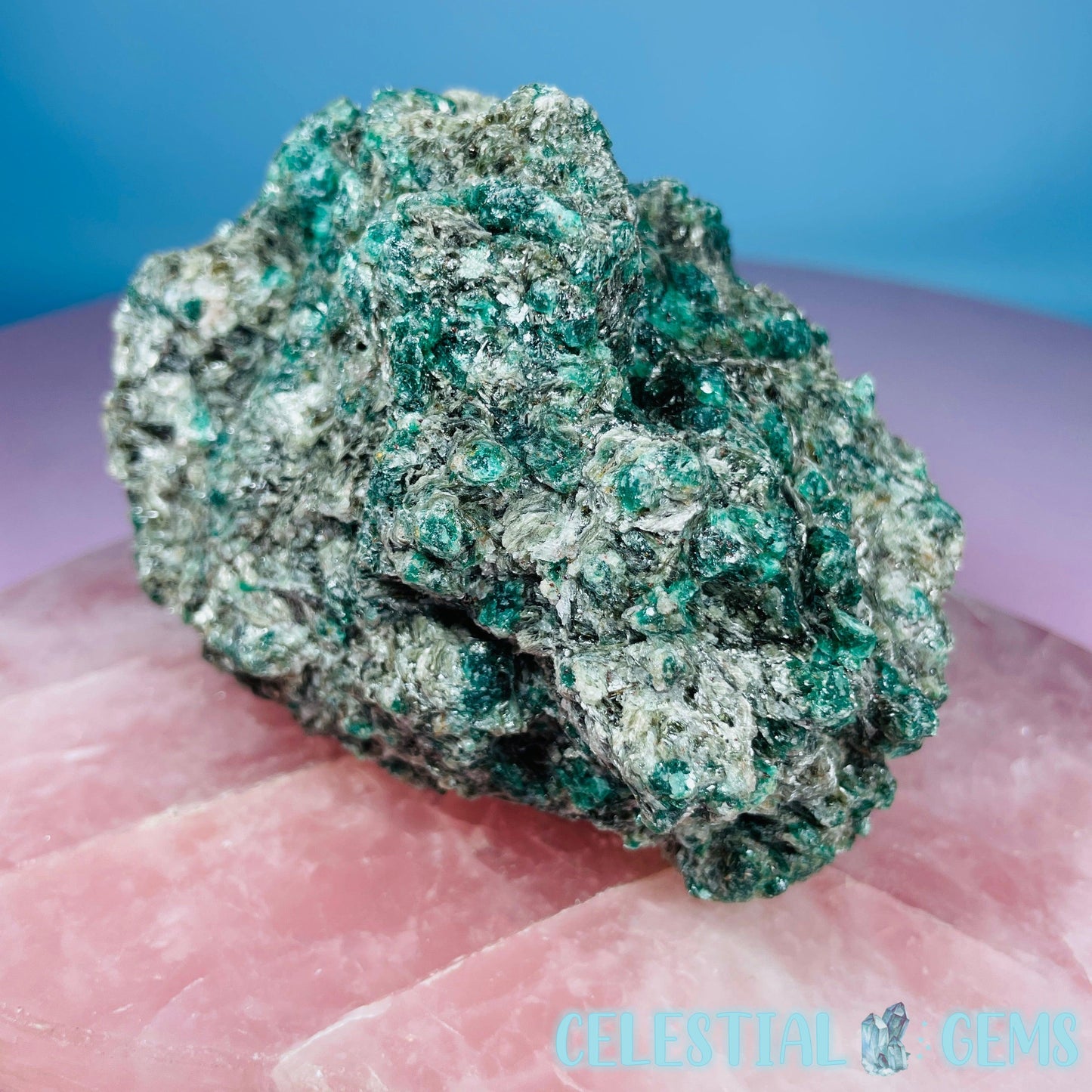 Emerald in Biotite Mica Large Raw Chunk