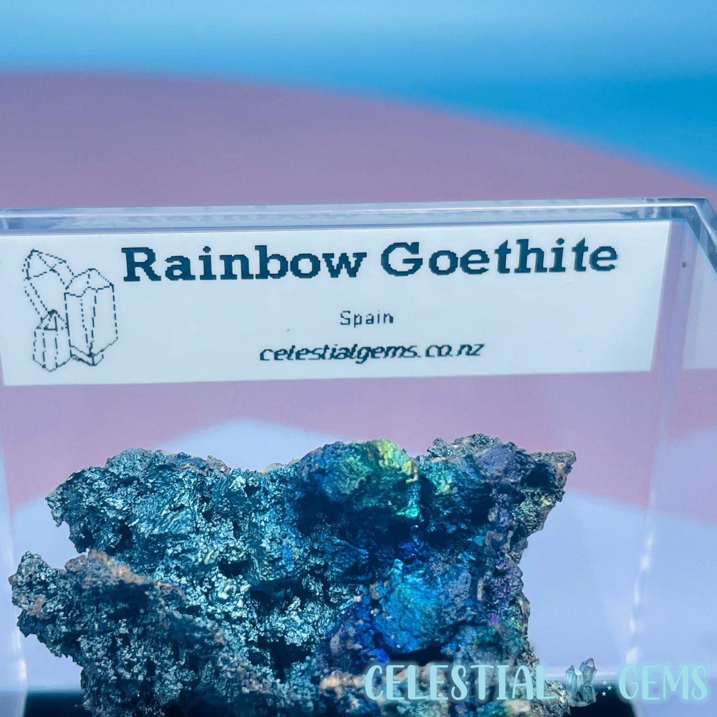 Rainbow Goethite Small Specimen in Box