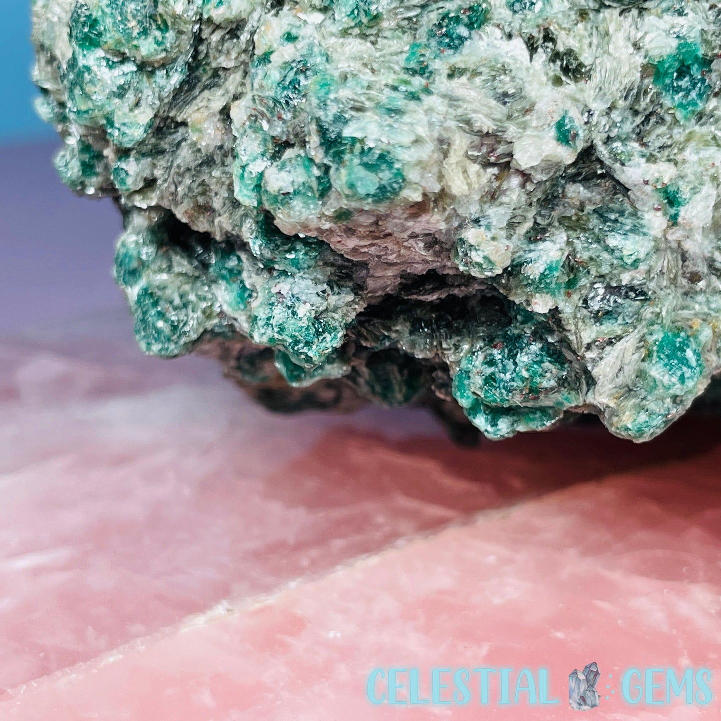 Emerald in Biotite Mica Large Raw Chunk