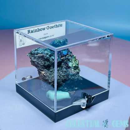 Rainbow Goethite Small Specimen in Box