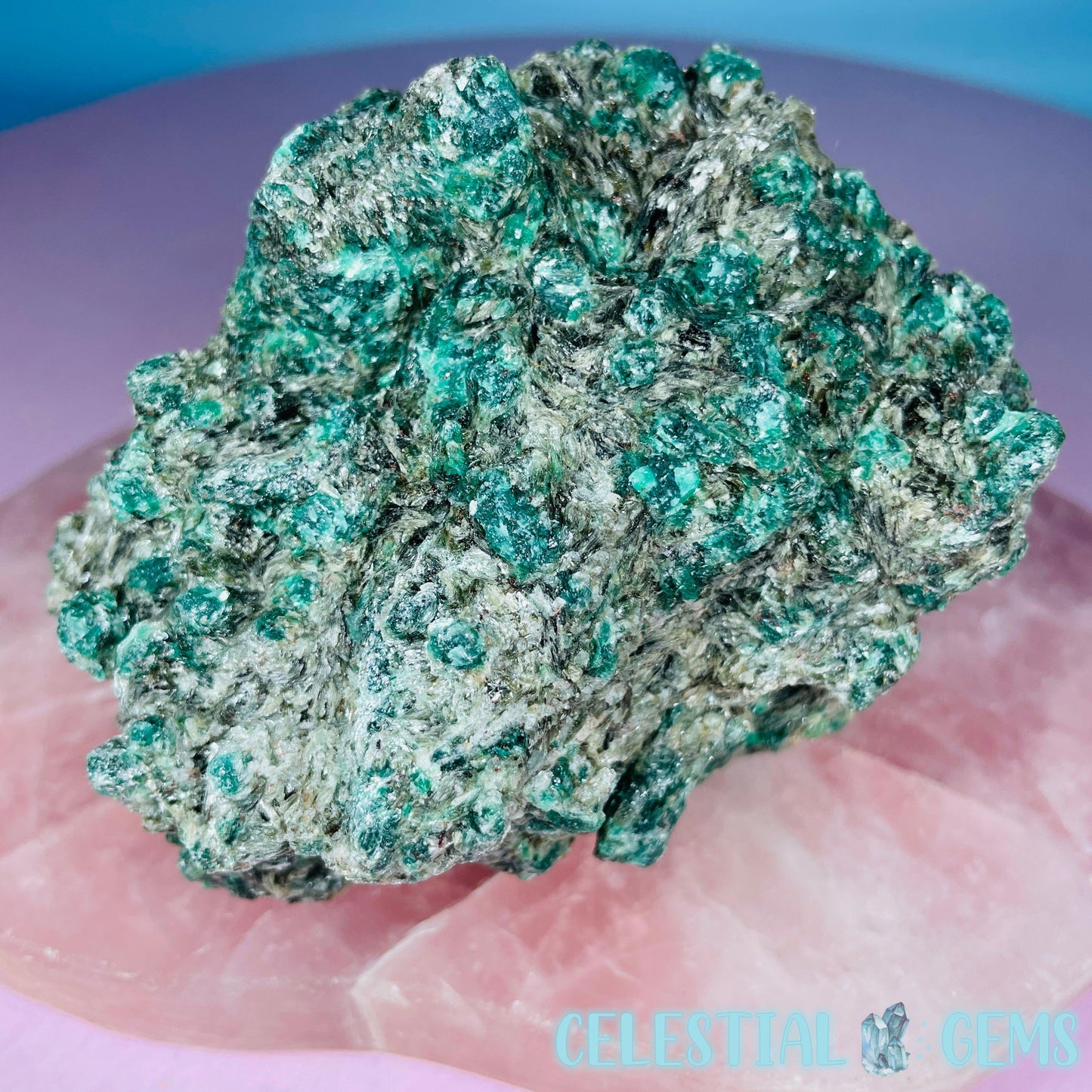 Emerald in Biotite Mica Large Raw Chunk