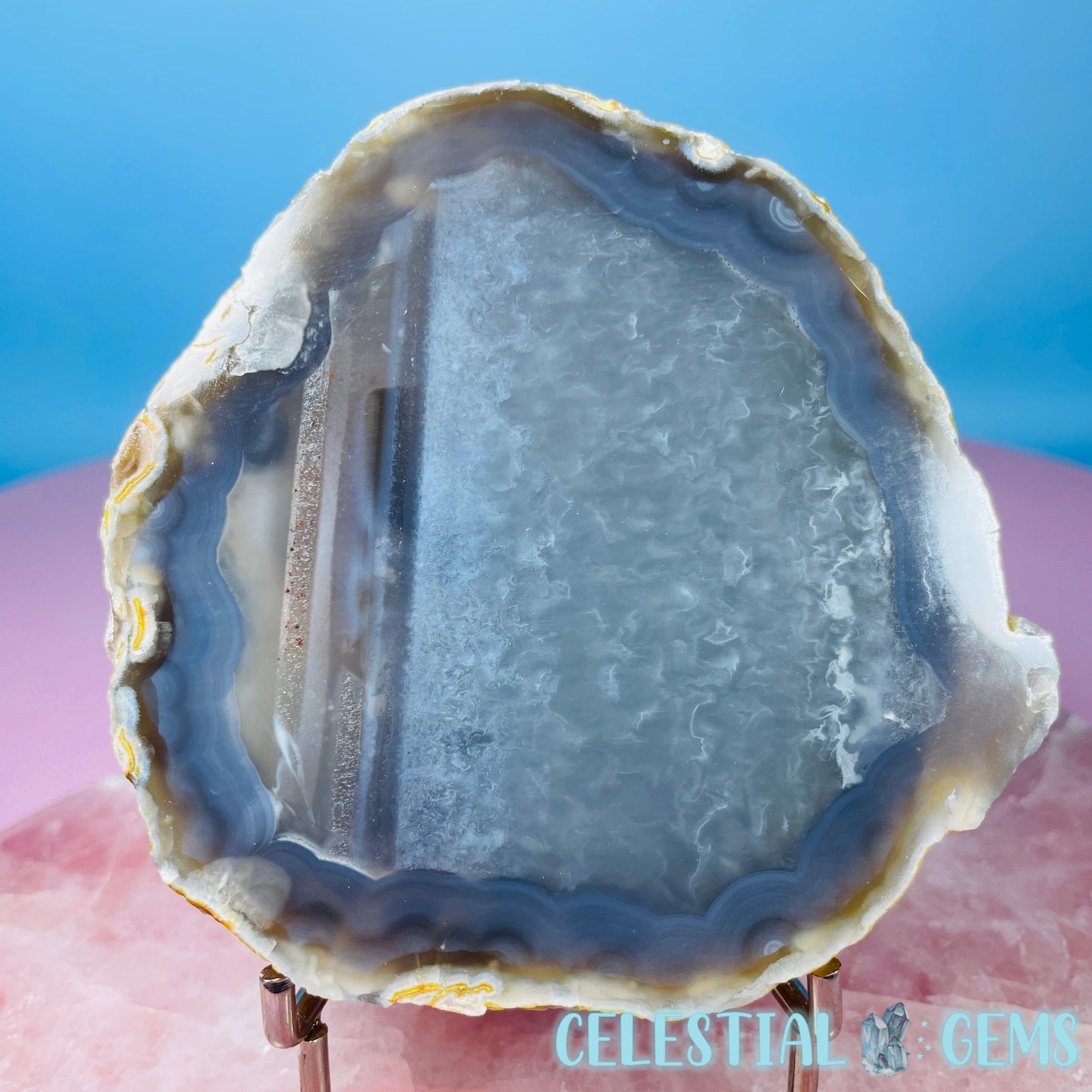 Natural Agate Medium Thick Slice