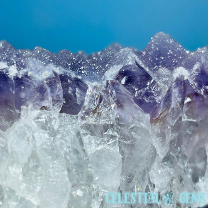 Sugar Amethyst with Chalcedony Small Cluster (Video)