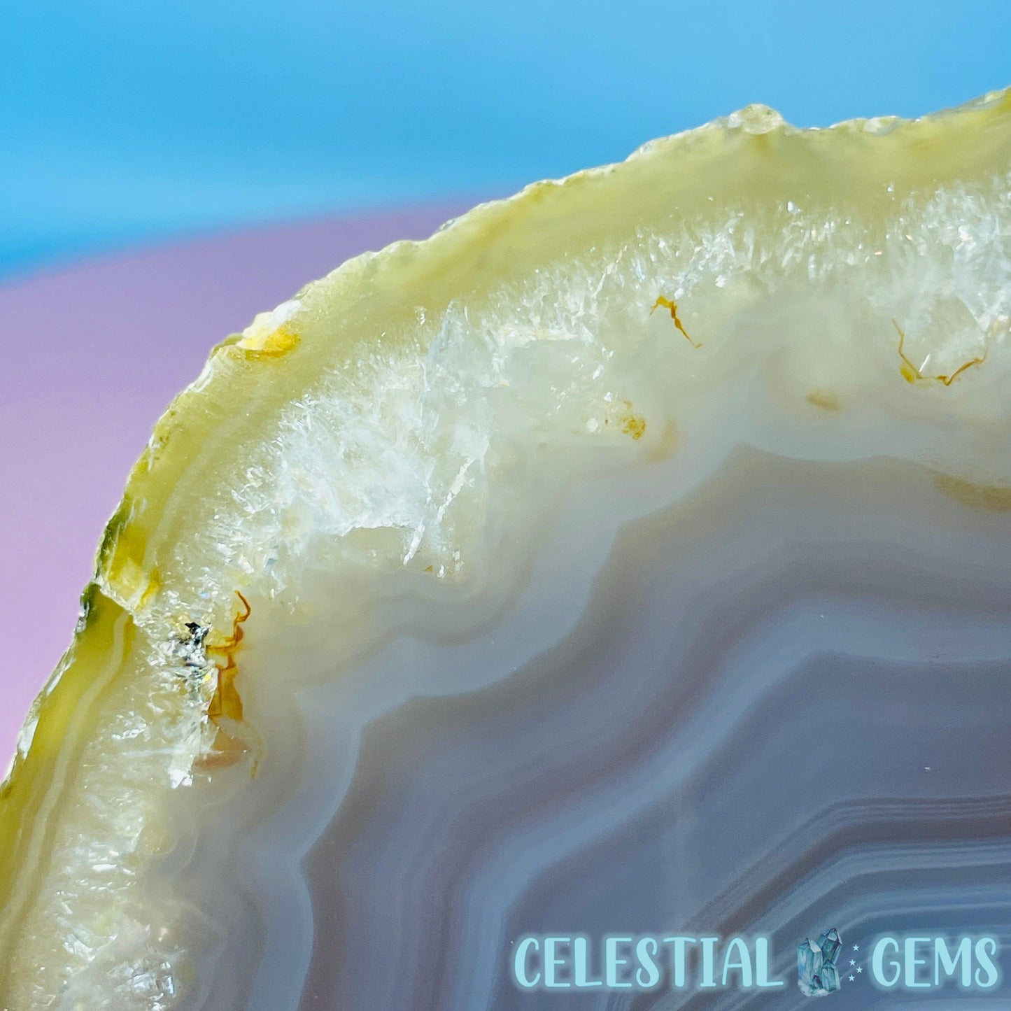 Natural Agate Medium Thick Slice