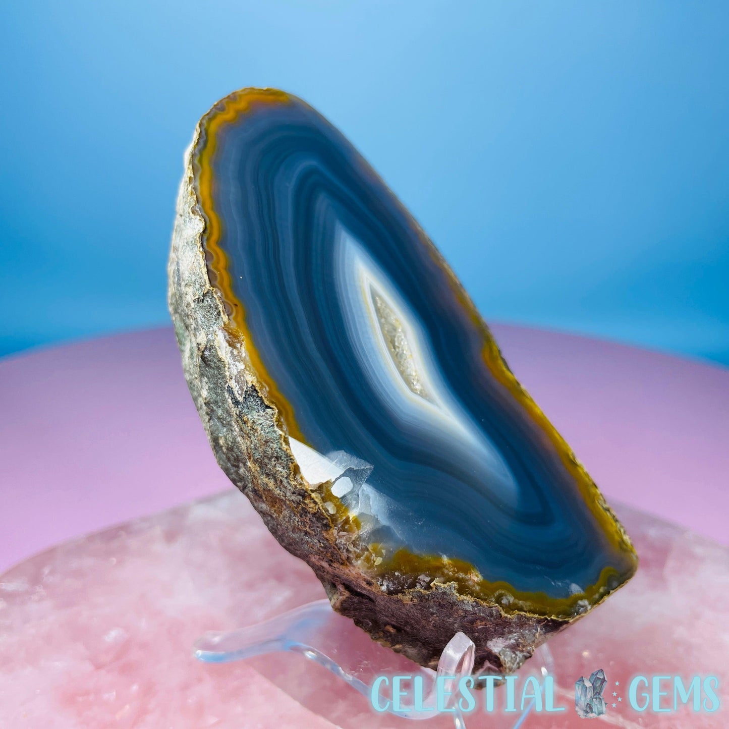 Natural Agate Medium Thick Slice