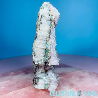 Sugar Amethyst with Chalcedony Medium Cluster (Video)