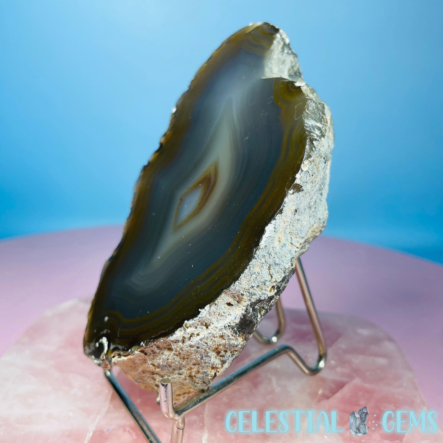 Natural Agate Medium Thick Slice