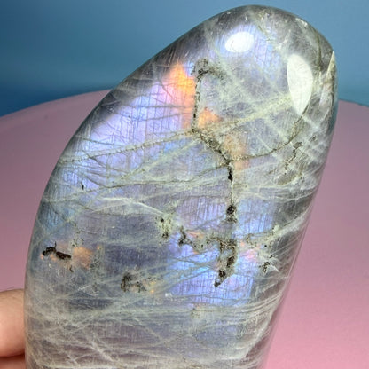 Purple Labradorite Medium Freeform (Video)